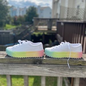 Puma Rainbow Platform Women's Sneakers Size 9.5